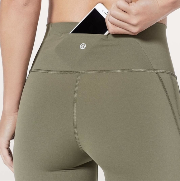 Lululemon Wunder Under Hi-Rise Tight Mesh Green Women's 6 - Picture 5 of 12